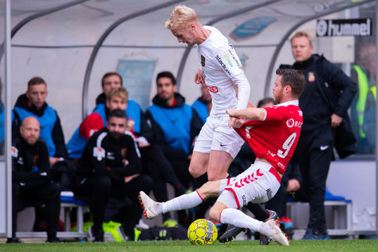 Kalmars Måns Söderqvist och Brommapojkarnas Ludvig Öhman