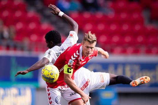 Kalmars Viktor Elm och Brommapojkarnas Jack Lahne
