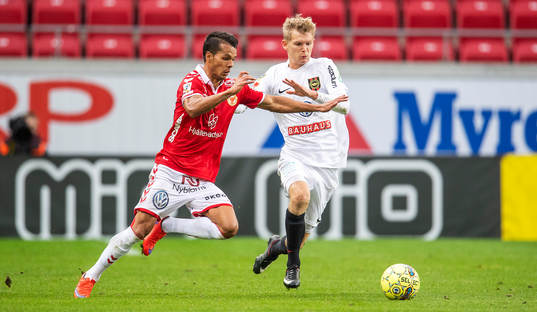 Kalmars Hiago Ramiro och Brommapojkarnas Fritiof Björkén
