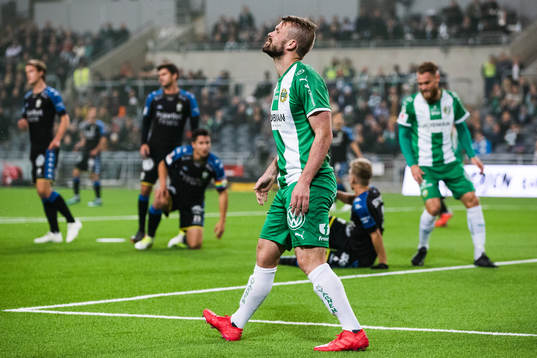 Hammarbys Mads Fenger Nielsen deppar