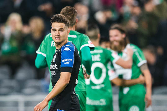 IFK Göteborgs Amin Affane deppar