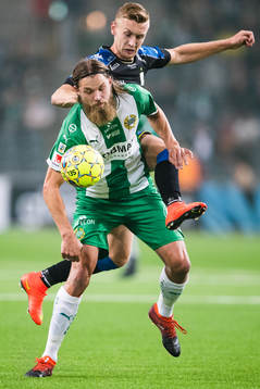 Hammarbys Björn Paulsen och IFK Göteborgs Sebastian