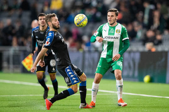 IFK Göteborgs Emil Salomonsson och Hammarbys Jeppe