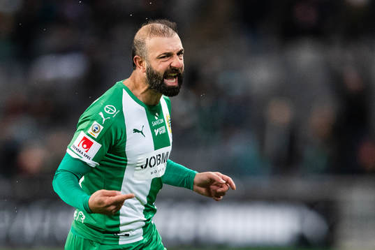 Hammarbys Kennedy Bakircioglu jublar