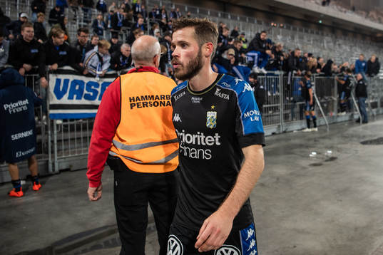 IFK Göteborgs Emil Salomonsson deppar