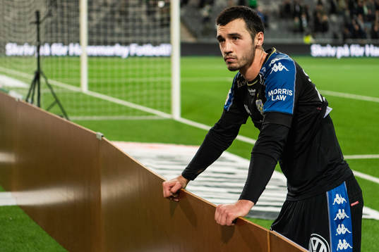 IFK Göteborgs Giorgi Kharaishvili deppar
