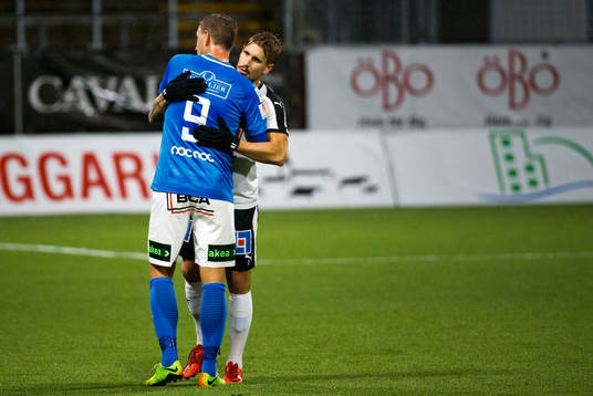 Trelleborgs Marcus Pode och Örebros Daniel Björnkvist