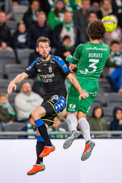 IFK Göteborgs Emil Salomonsson och Hammarbys Neto Borges