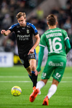 IFK Göteborgs Sargon Abraham och Hammarbys Leo Bengtsson
