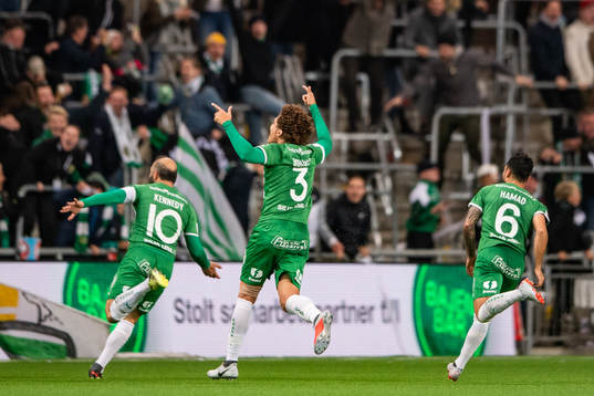 Hammarbys Kennedy Bakircioglu, Neto Borges och Jiloan Hamad
