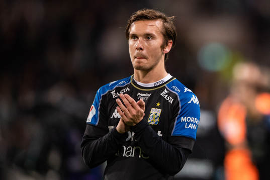IFK Göteborgs  Patrik Karlsson Lagemyr deppar