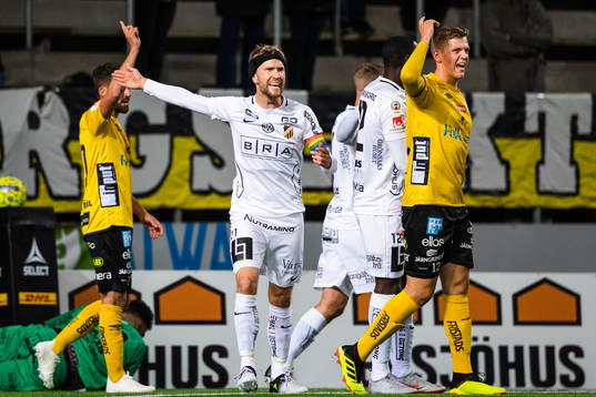 Häckens Rasmus Lindgren och Elfsborgs Joakim Nilsson