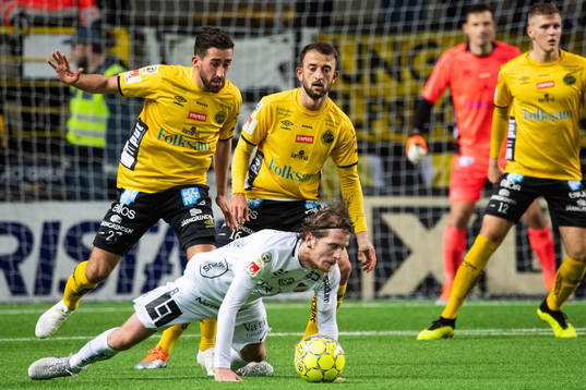 Elfsborgs Frederik Holst och Robert Gojani