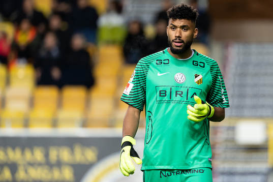 Häckens målvakt Jonathan Ursin Rasheed