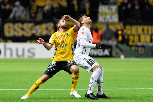 Elfsborgs Frederik Holst och Häckens Paulinho