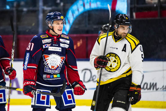 Linköpings Olle Lycksell jublar