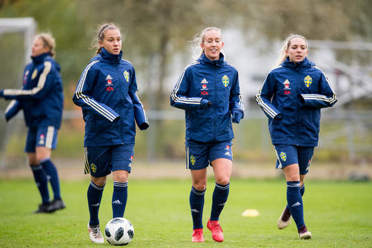 Julia Zigiotti Olme, Sandra Adolfsson och Elin Rubensson