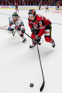 Frölundas Tim Söderlund och Malmö Redhawks Axel