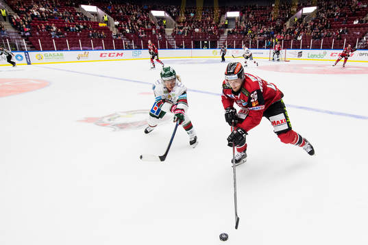 Frölundas Tim Söderlund och Malmö Redhawks Axel