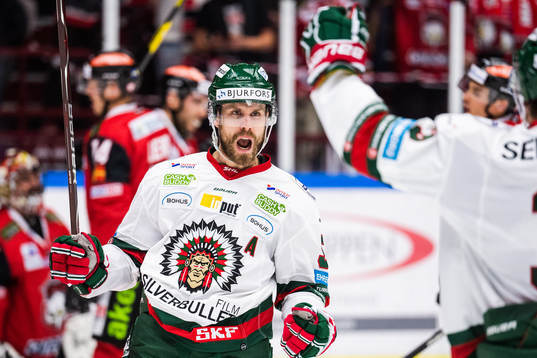 Frölundas Jonathan Sigalet jublar