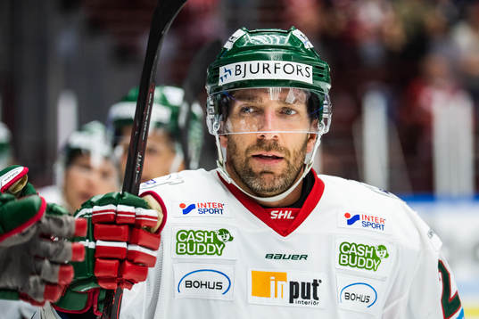 Frölundas Joel Lundqvist jublar