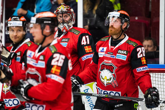 Malmö Redhawks målvakt Cristopher Nilstorp och Jens