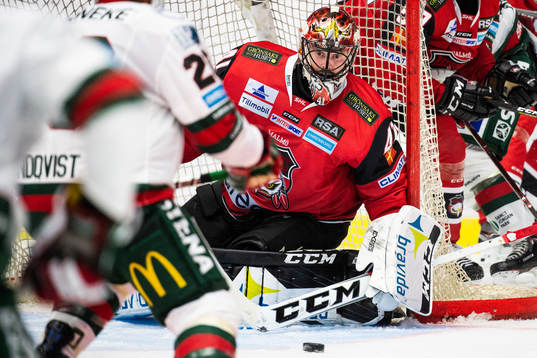 Malmö Redhawks målvakt Cristopher Nilstorp