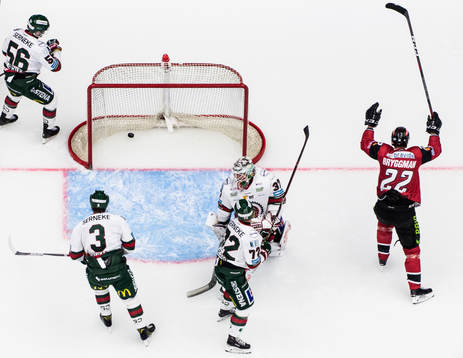 Malmö Redhawks Lars Bryggman jublar