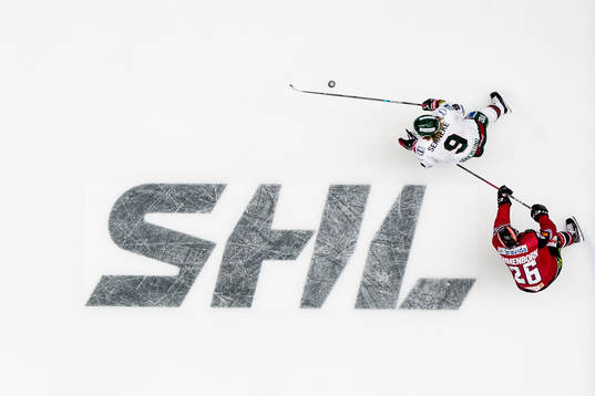 Frölundas Tim Söderlund och Malmö Redhawks Axel
