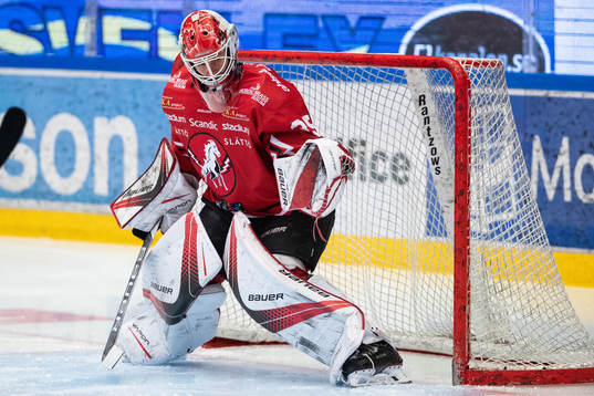 Vita Hästens målvakt Marcus Hellgren Smed