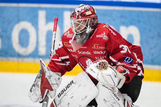 Vita Hästens målvakt Viktor Kokman