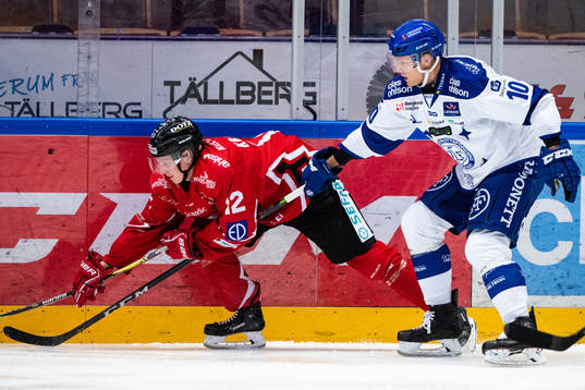 Vita Hästens Simon Krekula  och Leksands Tor Immo
