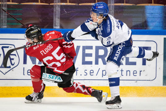 Vita Hästens Erik Flood och Leksands Marcus Karlberg