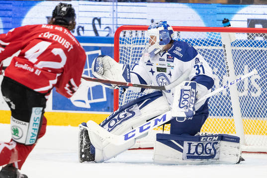 Leksands målvakt Jonas Arntzen