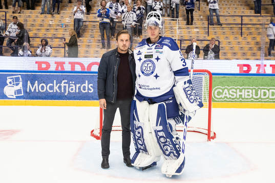 Leksands målvakt Jonas Arntzen utsedd till matchens lirare