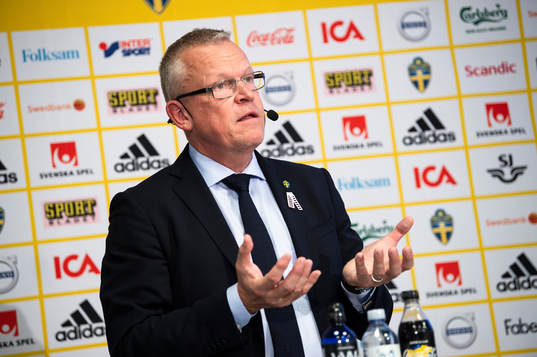 Bläddra bland fler bilder av Fotboll, Inför Nations League, Janne Andersson, Presskonferens