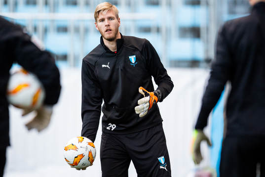 Goalkeeper Fredrik Andersson of Malmö FF
