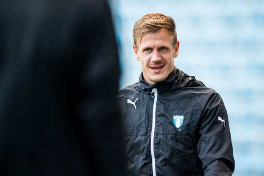 of Malmö FF goalkeeper Johan Dahlin
