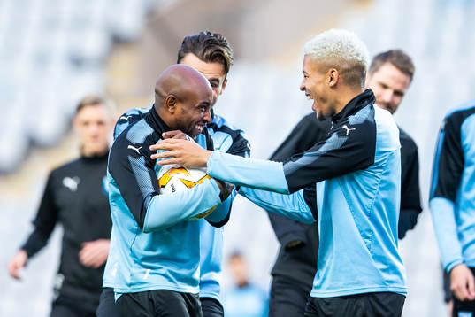Fouad Bachirou, Romain Gall and Andreas Vindheim of Malmö