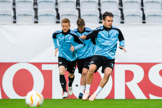 Andreas Vindheim, Anders Christiansen and Markus Rosenberg