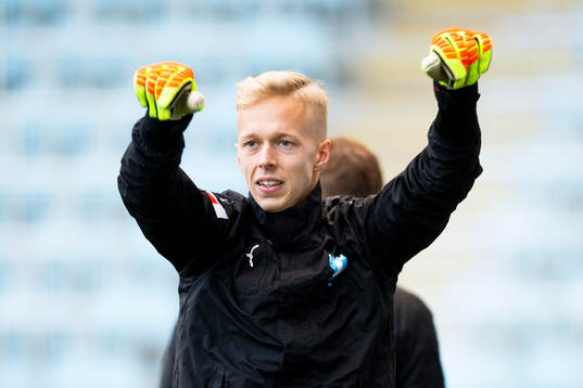 Goalkeeper Walter Viitala of Malmö FF