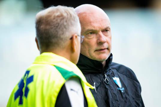 Doctor Pär Herbertsson and head coach Uwe Rösler of