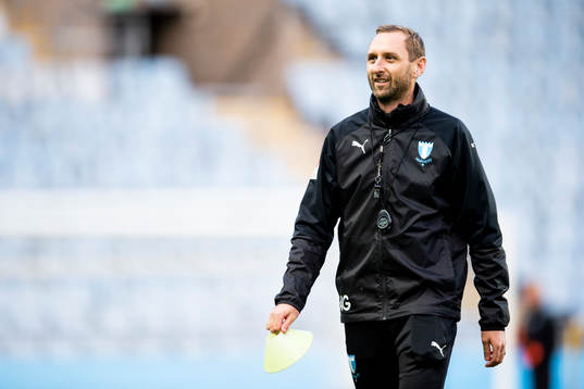 Assistant coach Andreas Georgson of Malmö FF