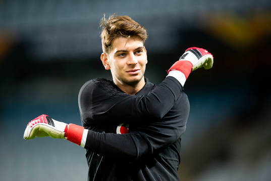 Goalkeeper Utku Yuvakuran of Besiktas