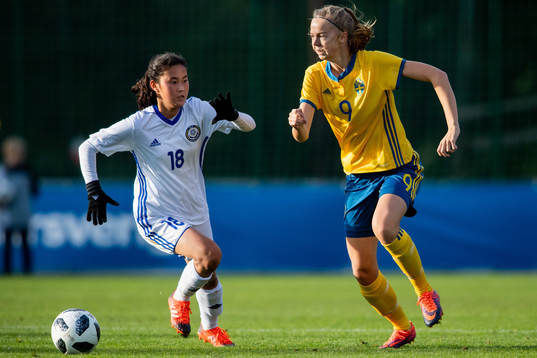 Kazakstans Nazerke Shalmukhanbetova och Sveriges Elin