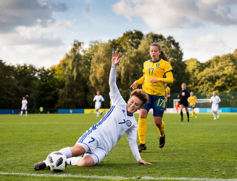 Kazakstans Arailym Orynbassarova och Sveriges Cornelia