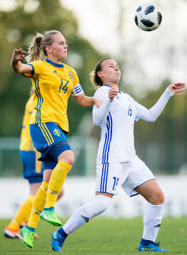Sveriges Agnes Nyberg och Kazakstans Karina Adilkhanova