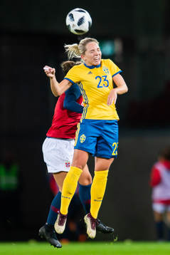 Sveriges Elin Rubensson nickar