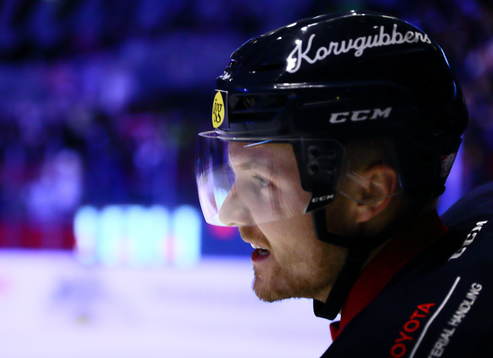 Linköpings Nick Sörenssen har precis gjort mål 2-0