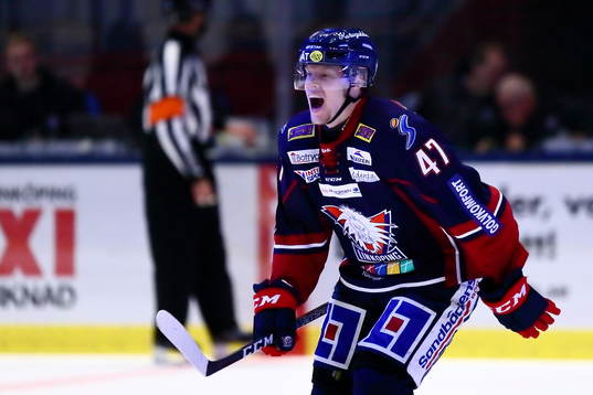 Linköpings Anton Karlsson jublar